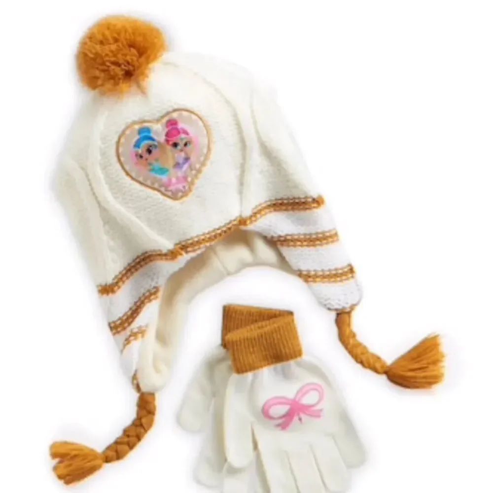 Shimmer & Shine Girls Hat And Glove Set